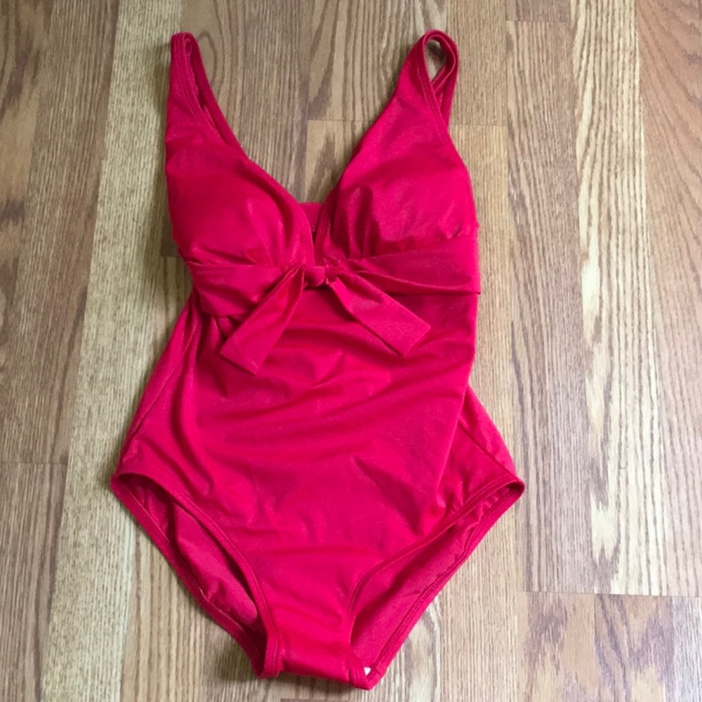 Red Bathing suit